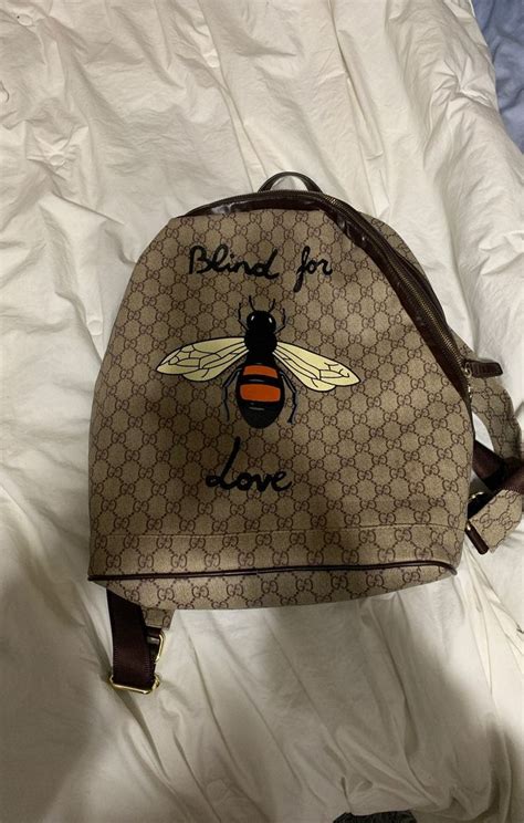 blind for love gucci backpack fake|gucci handbags logo.